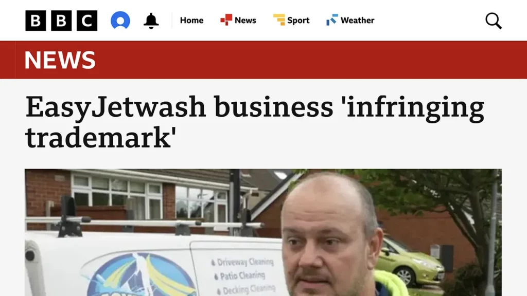 BBC News easyJetwash.com